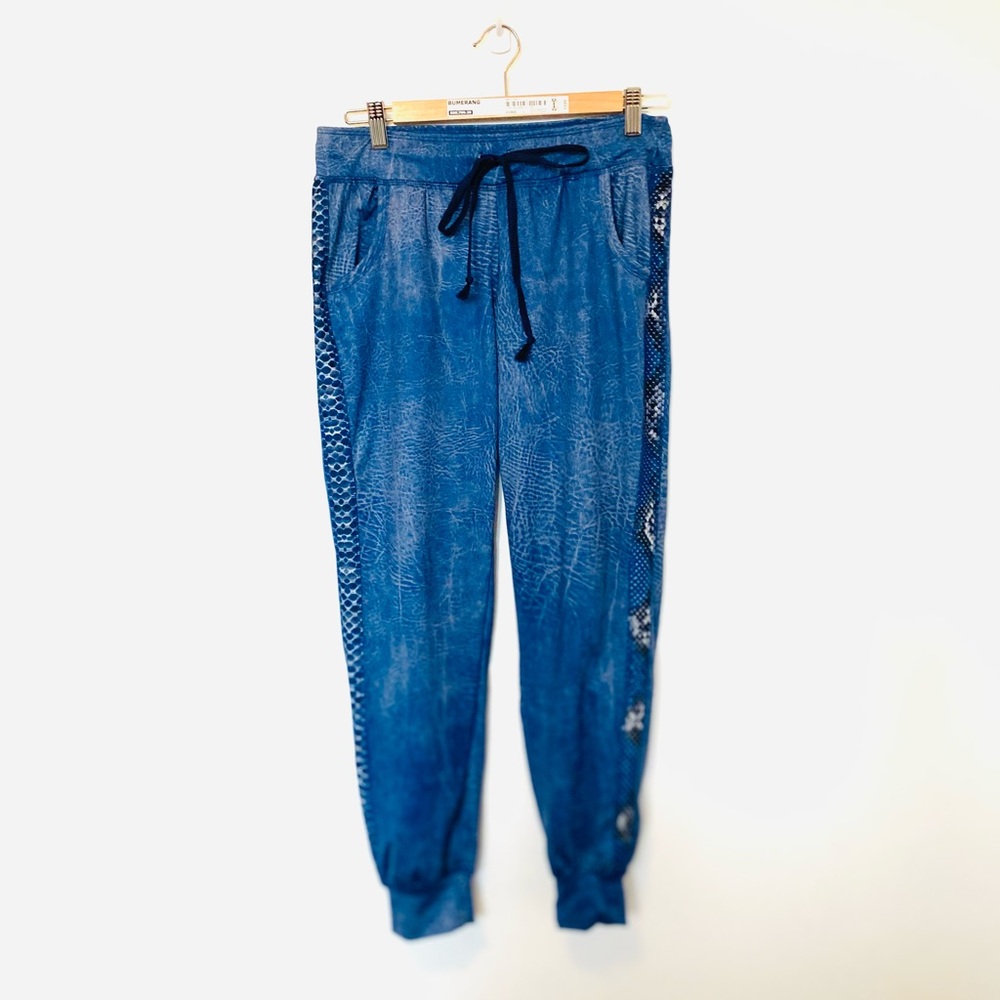 PrismSport pants joggers blue snakeskin wash - Picture 3 of 12